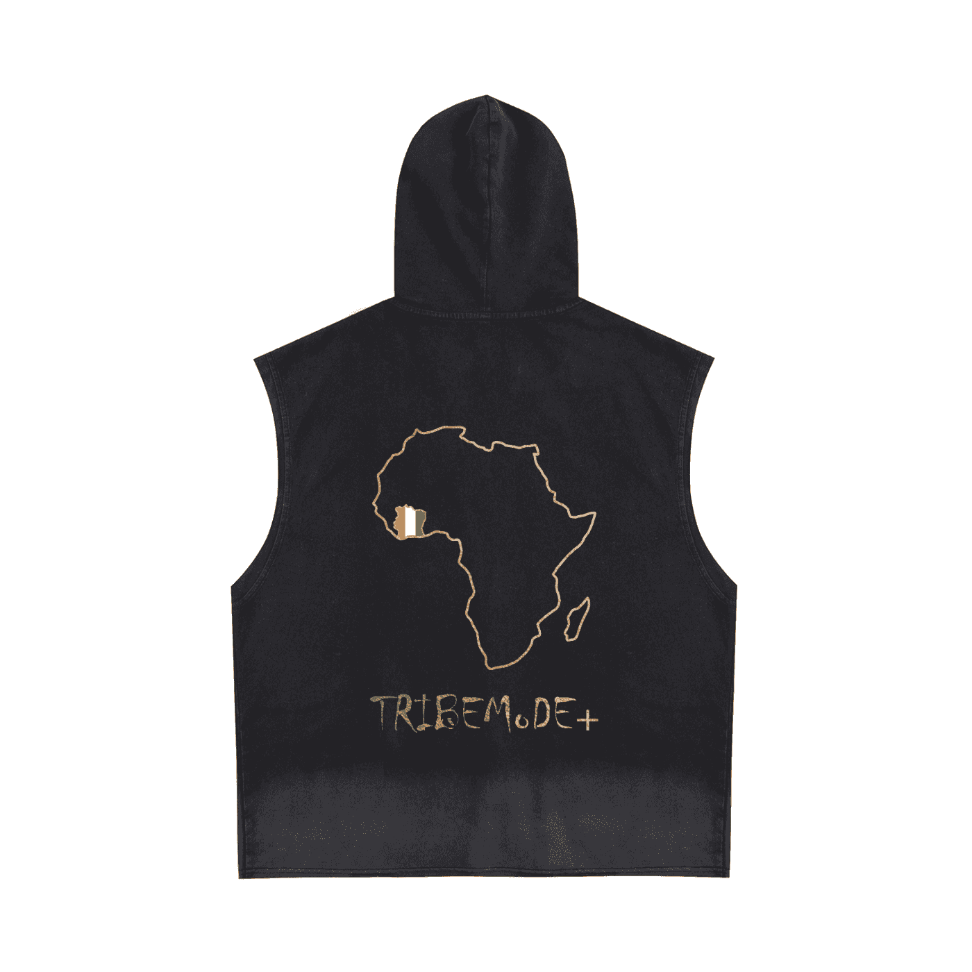 Vintage Washed Zip-Up Hooded Tank Top - Tribemodeplus
