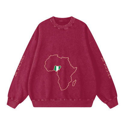 Snow Washed Oversized Sweatshirt - Tribemodeplus