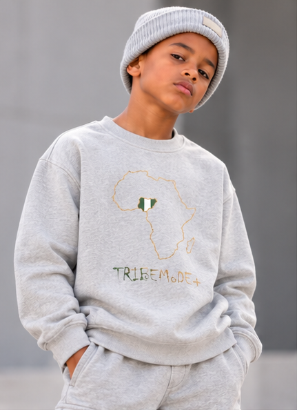 Nigeria Kids' Sweatshirt — Essential Fleece