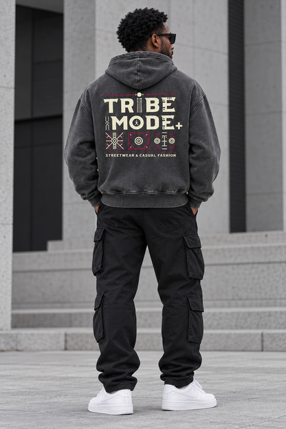 Kenya Oversized Hoodie — Snow Wash Fleece