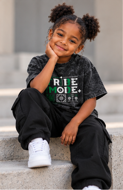 Nigeria Kids' T-Shirt — Snow Washed