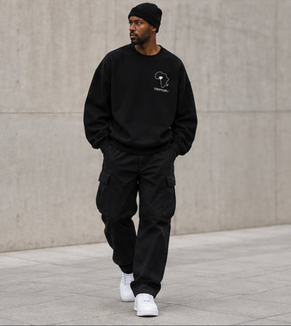 Nigeria Drop Shoulder Sweatshirt — Heavyweight
