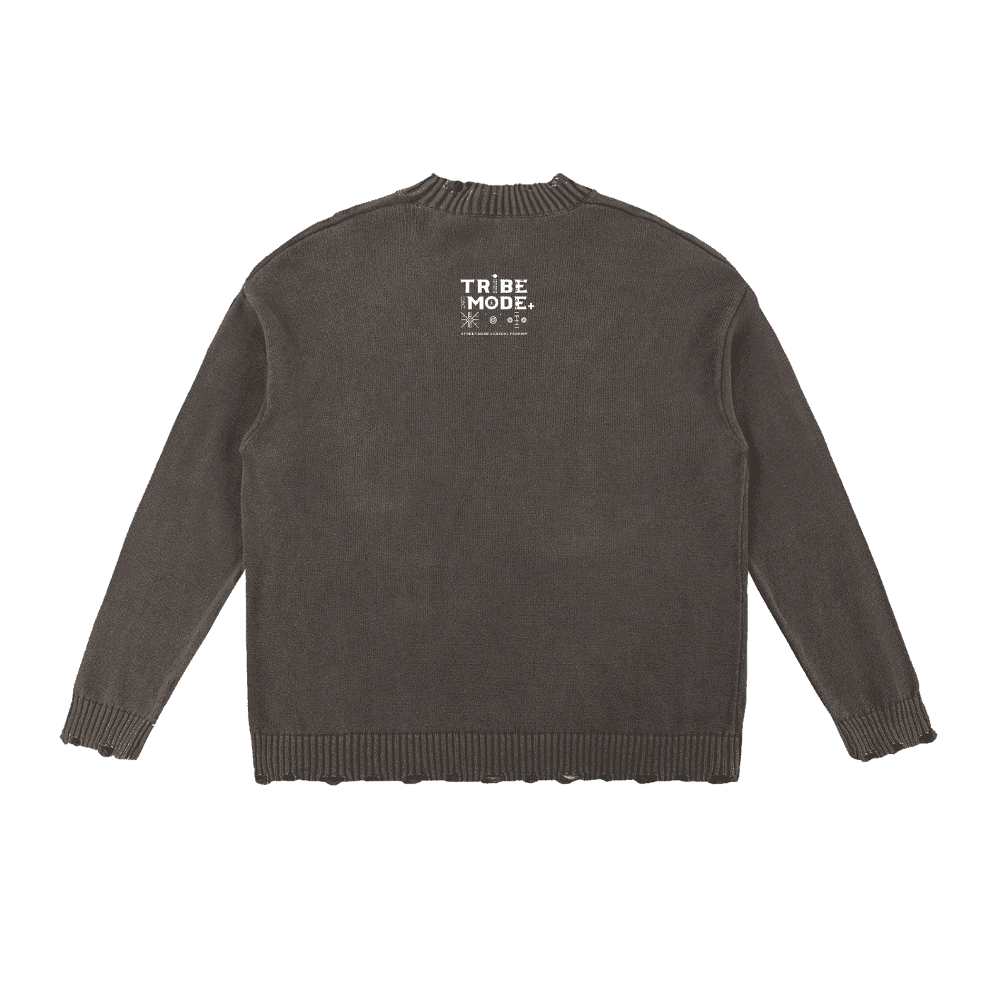 Vintage Washed Hand-Frayed Sweater - Tribemodeplus