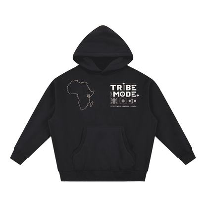 Essential Oversized Boxy Fit Fleece Hoodie - Tribemodeplus