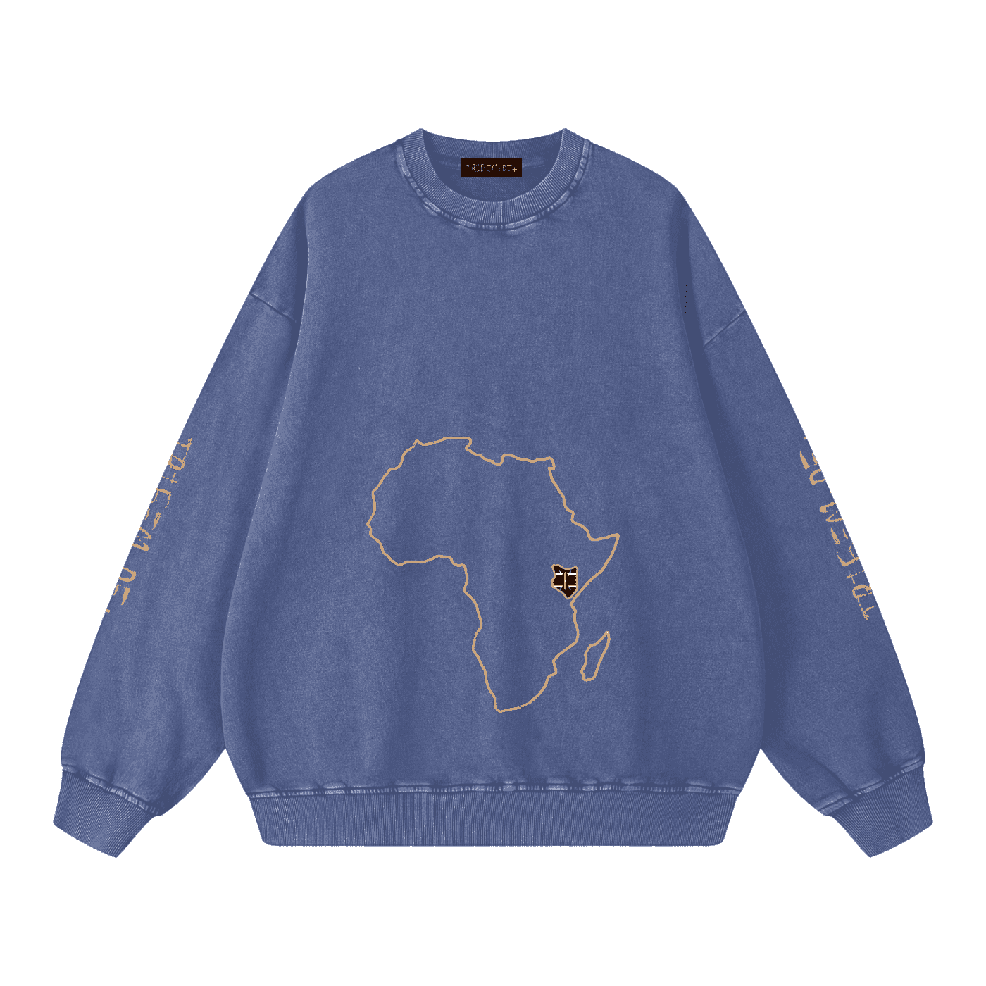 Snow Washed Oversized Sweatshirt - Tribemodeplus