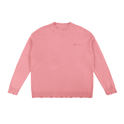 Vintage Washed Hand-Frayed Sweater - Tribemodeplus