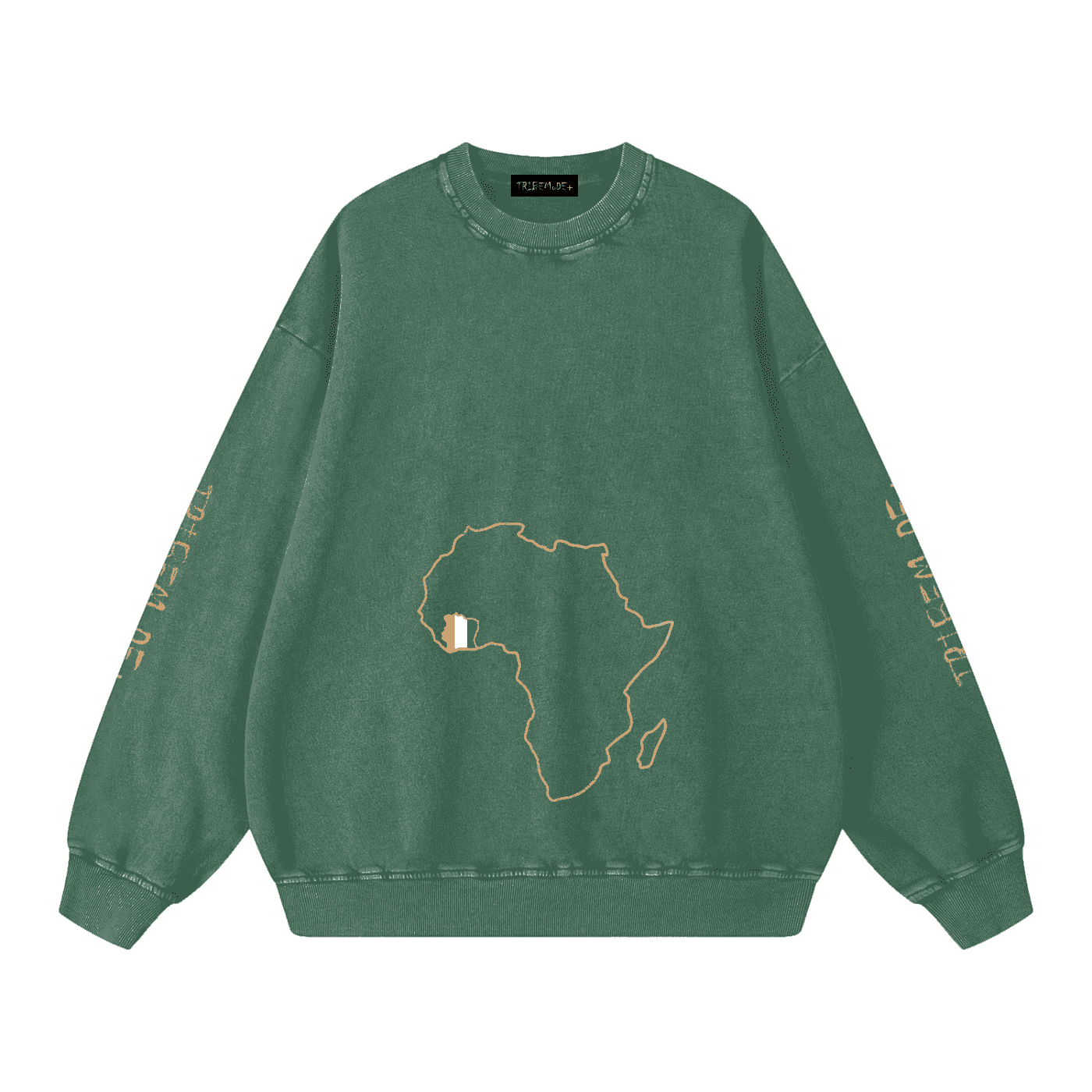 Snow Washed Oversized Sweatshirt - Tribemodeplus