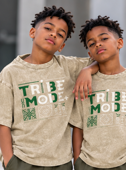 Nigeria Kids' T-Shirt — Snow Washed