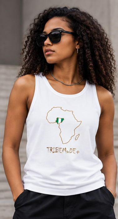 Nigeria Tank Top — Snow Washed