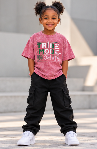 Nigeria Kids' T-Shirt — Snow Washed