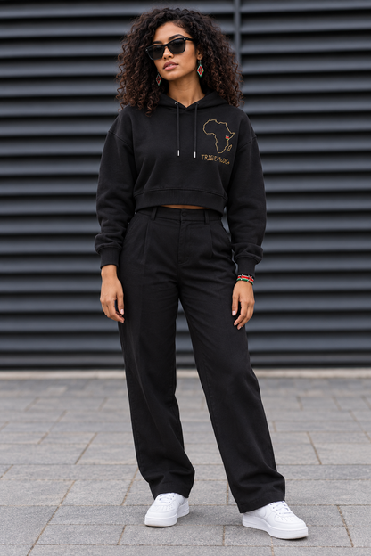 Kenya Cropped Hoodie — Essential