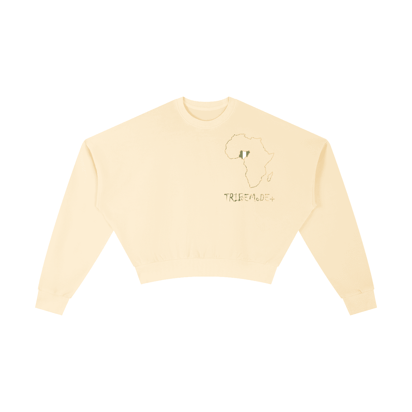 Vintage Washed Cropped Sweatshirt - Tribemodeplus