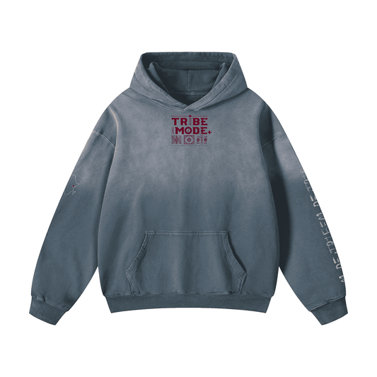 Heavyweight Sunfade Oversized Hoodie - Tribemodeplus
