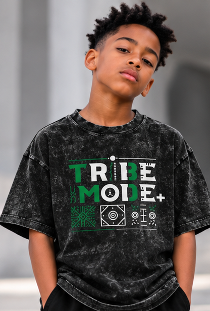 Nigeria Kids' T-Shirt — Snow Washed