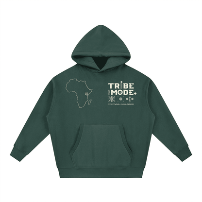 Essential Oversized Boxy Fit Fleece Hoodie - Tribemodeplus