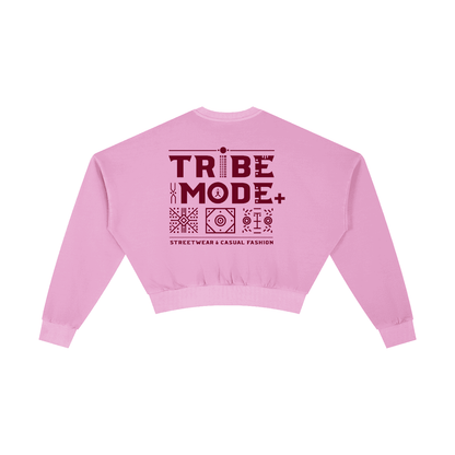 Vintage Washed Cropped Sweatshirt - Tribemodeplus