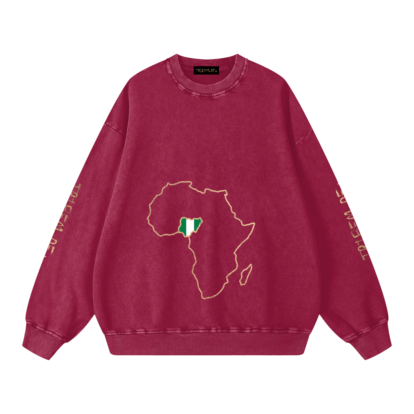 Snow Washed Oversized Sweatshirt - Tribemodeplus