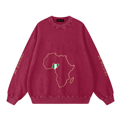 Snow Washed Oversized Sweatshirt - Tribemodeplus