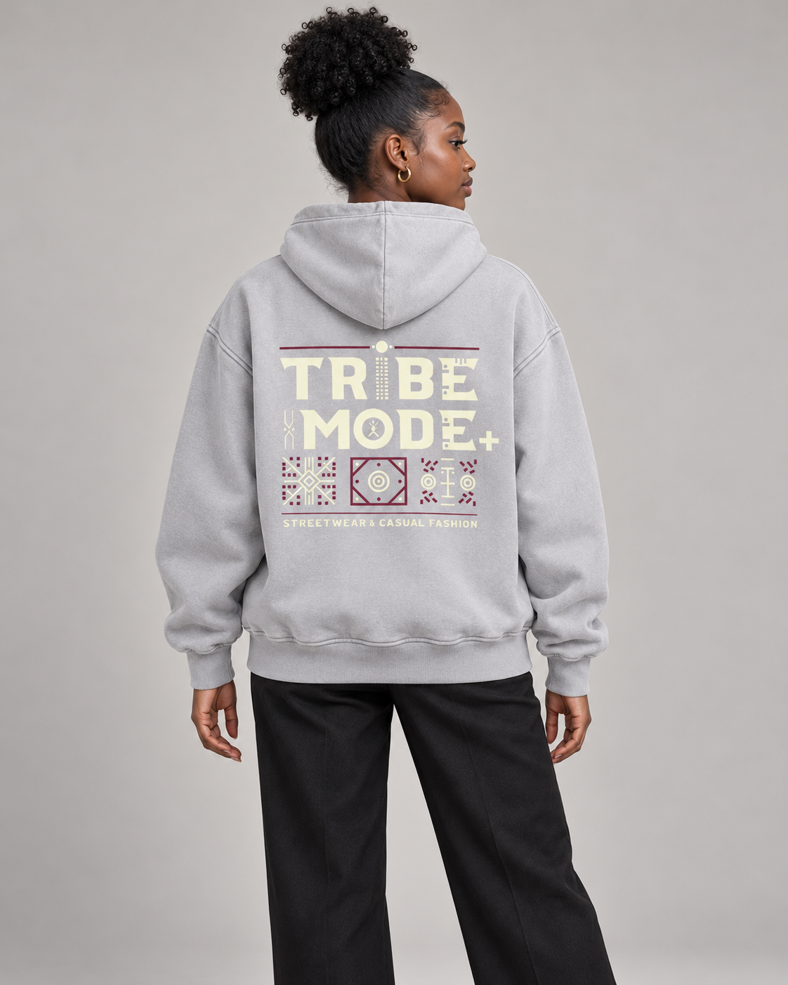 Kenya Oversized Hoodie — Snow Wash Fleece