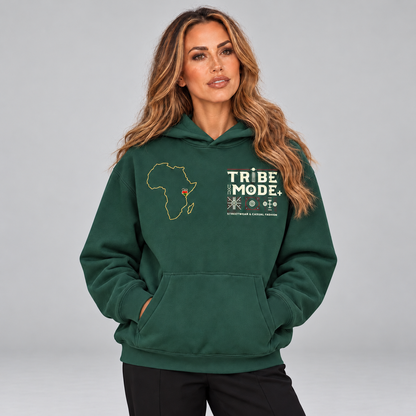 Kenya Fleece Hoodie — Essential Oversized Boxy Fit