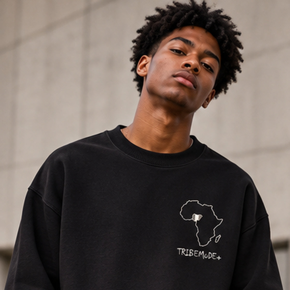 Nigeria Drop Shoulder Sweatshirt — Heavyweight
