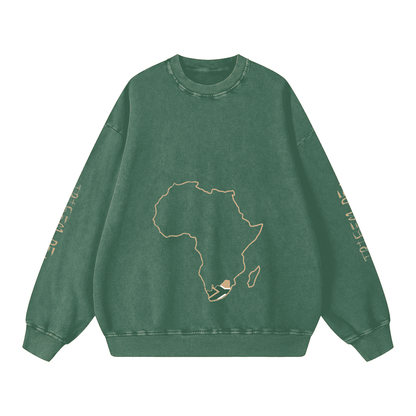 Snow Washed Oversized Sweatshirt - Tribemodeplus