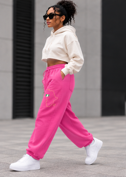 Nigeria Sweatpants — Sunfade Fleeced