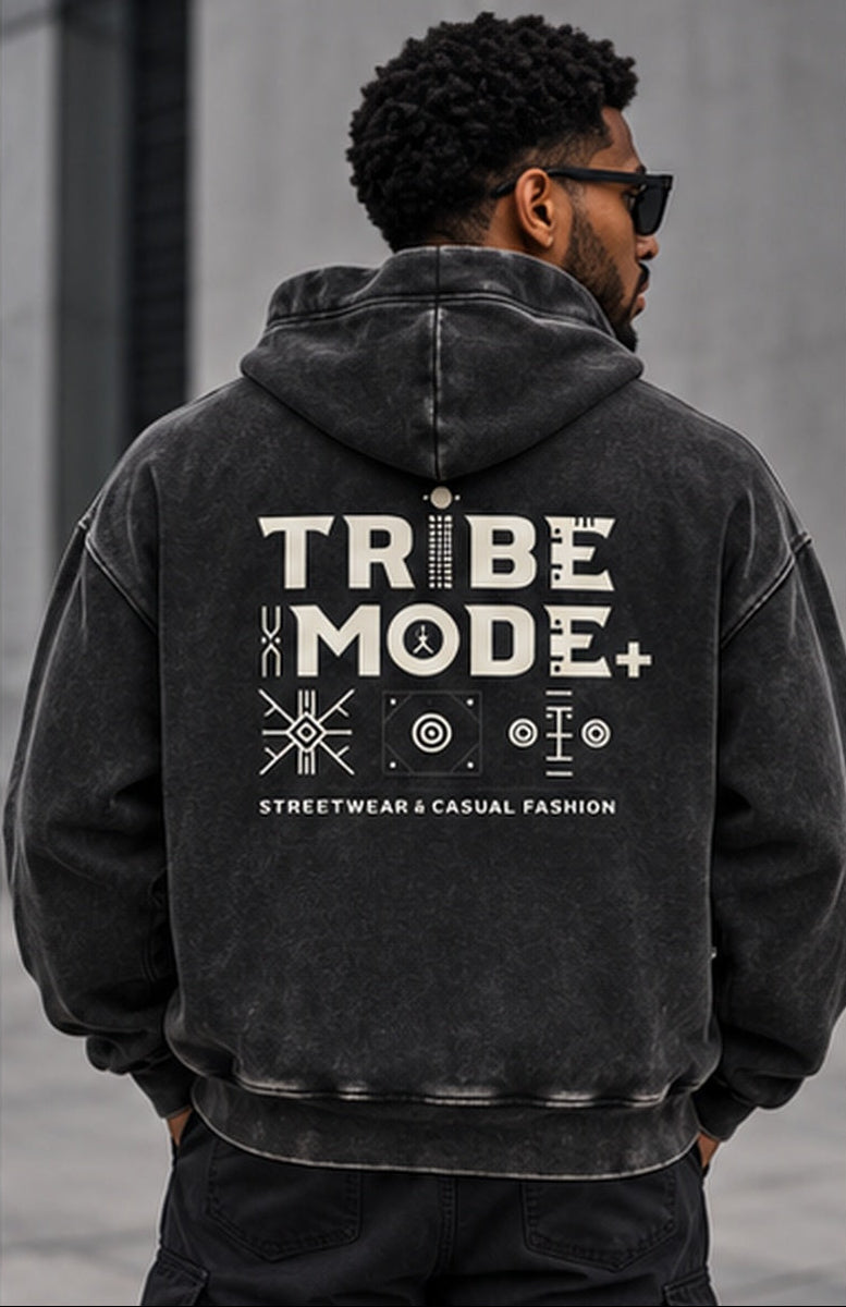 Nigeria Oversized Hoodie — Snow Wash Fleece