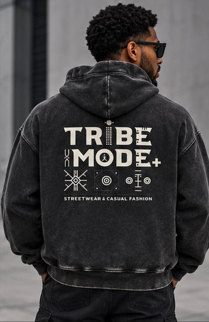 Nigeria Oversized Hoodie — Snow Wash Fleece