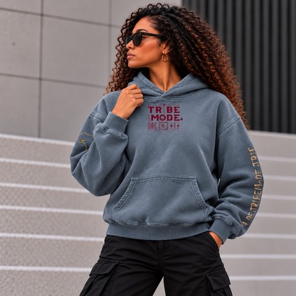 Ghana Oversized Hoodie  —  Heavyweight Sunfade