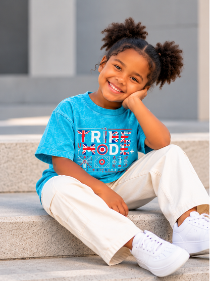 United Kingdom Snow Washed Kids' T-Shirt