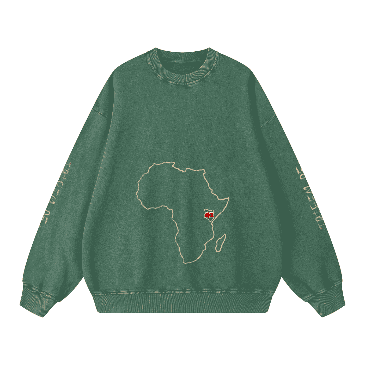 Snow Washed Oversized Sweatshirt - Tribemodeplus