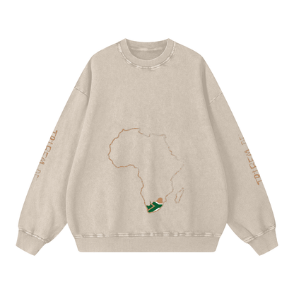 Snow Washed Oversized Sweatshirt - Tribemodeplus