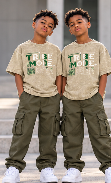 Nigeria Kids' T-Shirt — Snow Washed