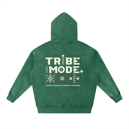 Snow Wash Fleece Oversize Hoodie - Tribemodeplus