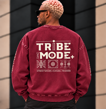 Nigeria Oversized Sweatshirt — Snow Washed