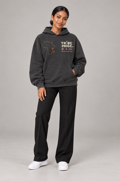 Kenya Fleece Hoodie — Essential Oversized Boxy Fit