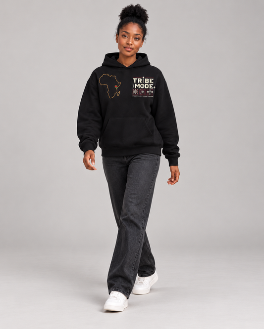 Kenya Fleece Hoodie — Essential Oversized Boxy Fit