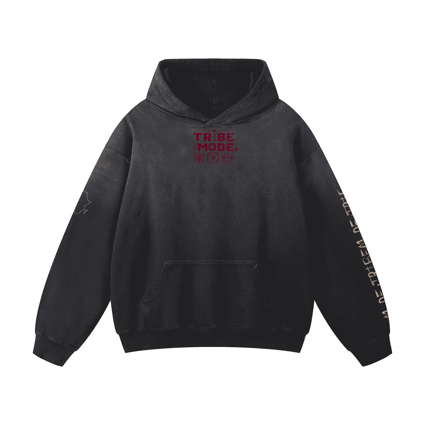 Heavyweight Sunfade Oversized Hoodie - Tribemodeplus