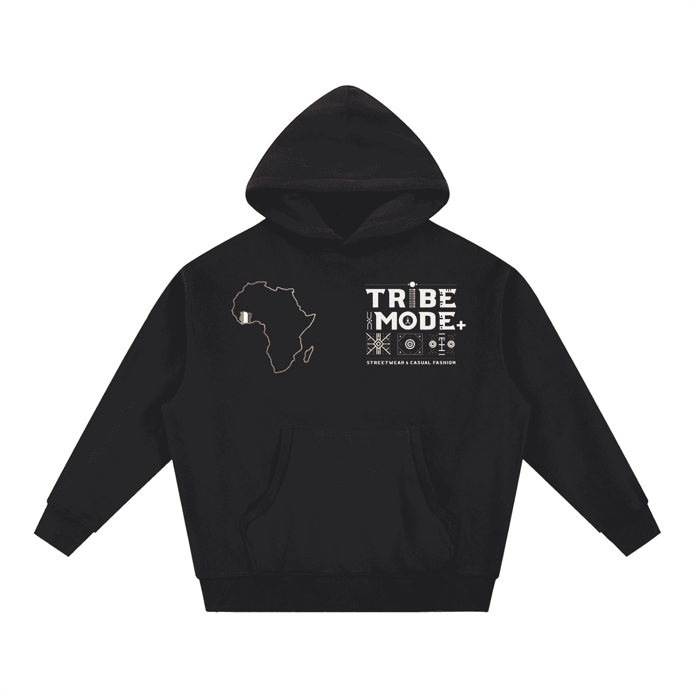 Essential Oversized Boxy Fit Fleece Hoodie - Tribemodeplus