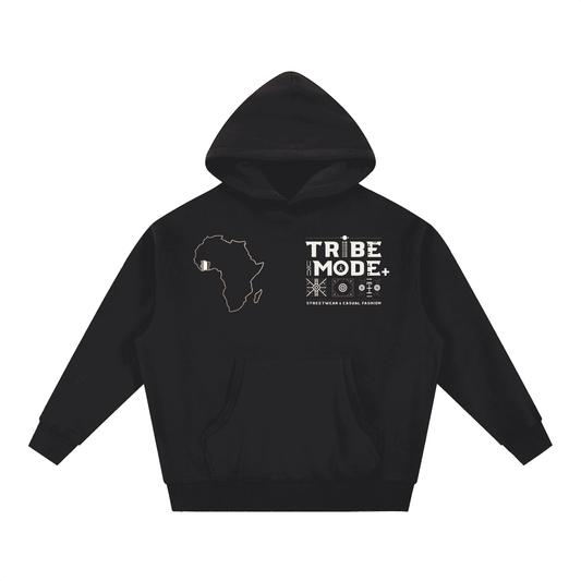 Essential Oversized Boxy Fit Fleece Hoodie - Tribemodeplus