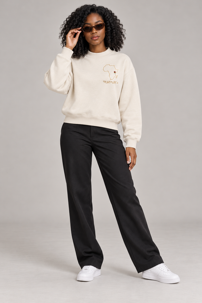 Kenya Sweatshirt — Essential Fleece Mock-Neck Crew