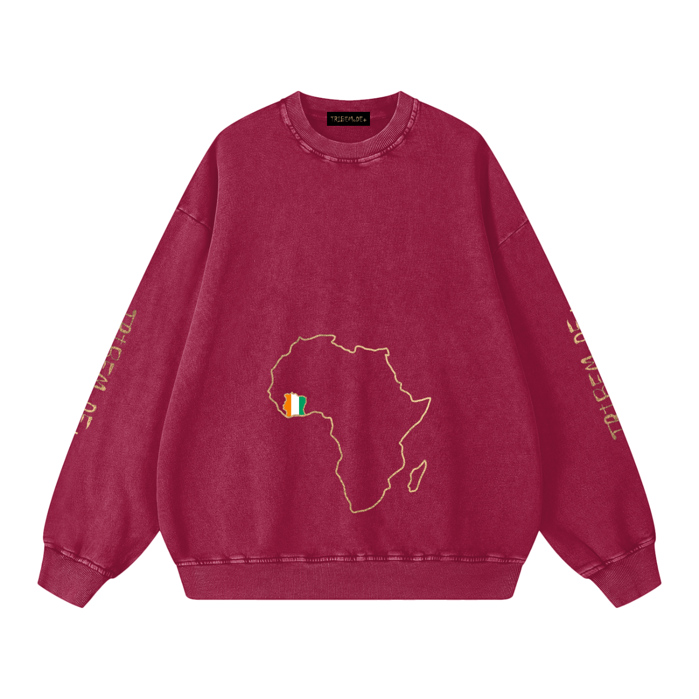 Snow Washed Oversized Sweatshirt - Tribemodeplus