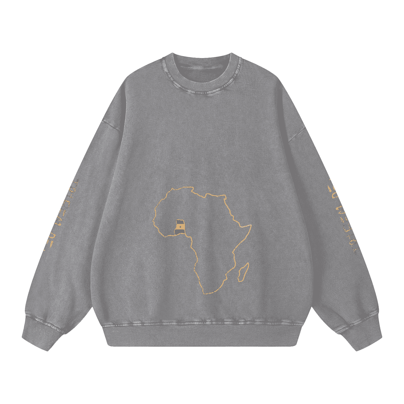 Snow Washed Oversized Sweatshirt - Tribemodeplus