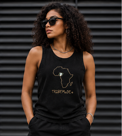 Nigeria Tank Top — Snow Washed