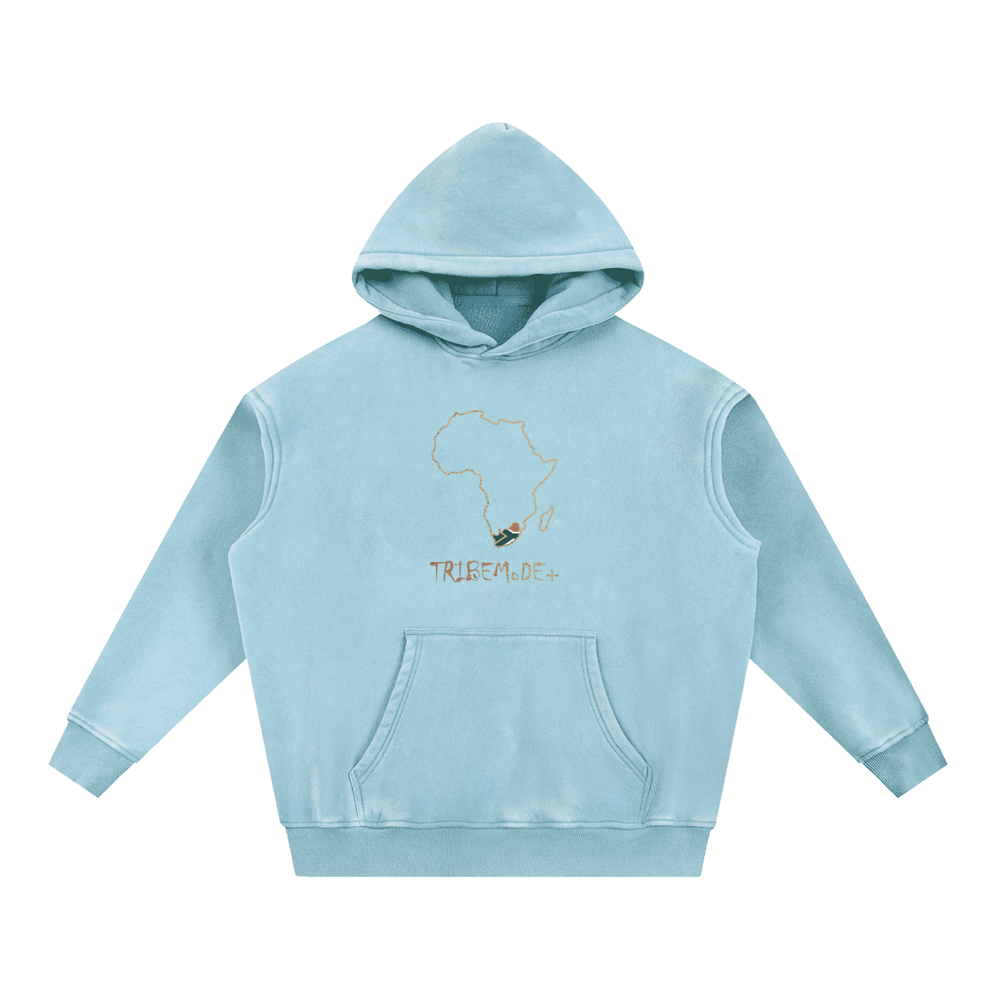 Snow Wash Fleece Oversize Hoodie - Tribemodeplus