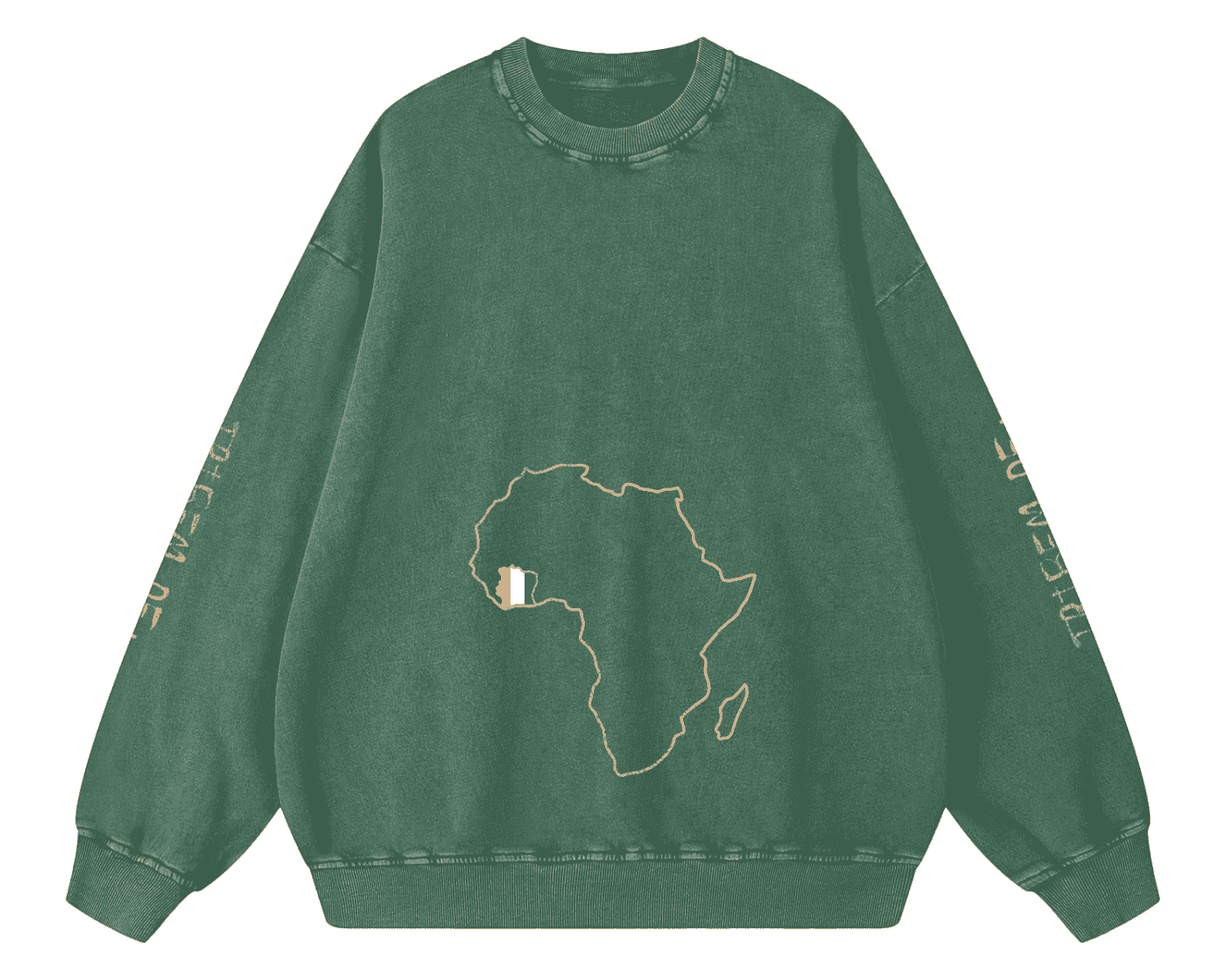 Snow Washed Oversized Sweatshirt - Tribemodeplus