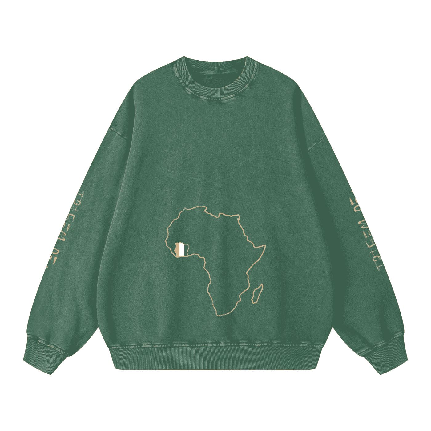 Snow Washed Oversized Sweatshirt - Tribemodeplus