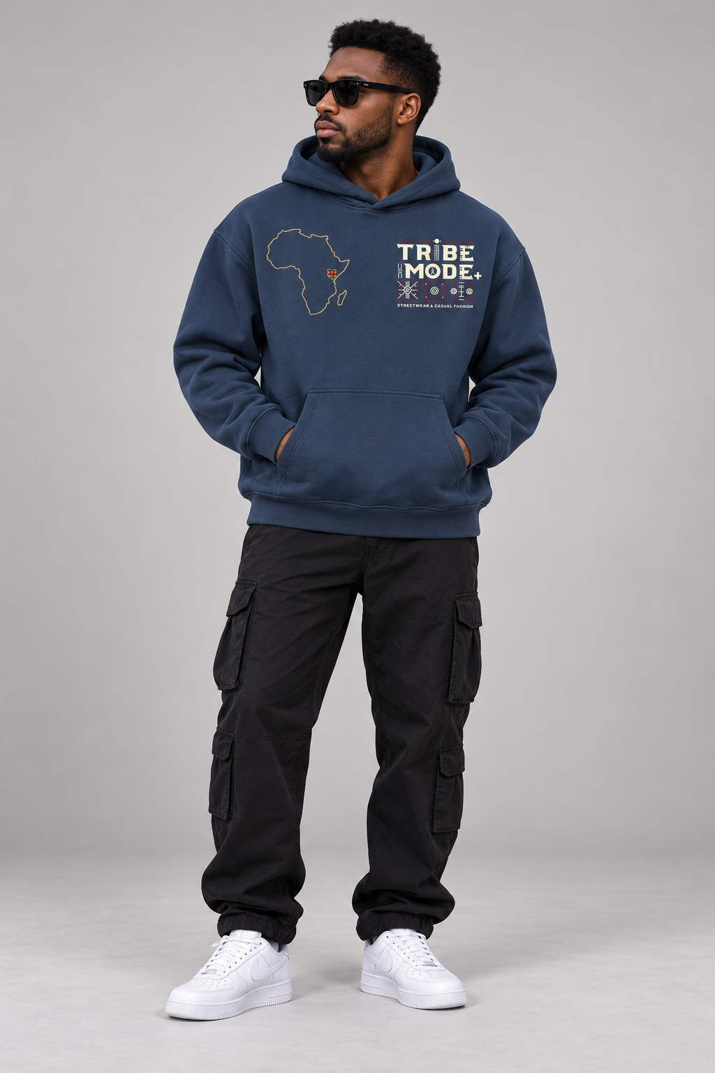 Kenya Fleece Hoodie — Essential Oversized Boxy Fit