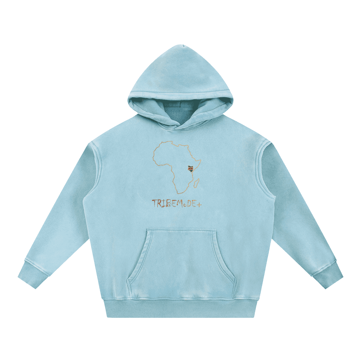 Snow Wash Fleece Oversize Hoodie - Tribemodeplus